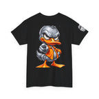 Silver Rebel Duck Character Back Graphic Tee