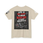 Life Is Too Short to Argue — Block Them & Sleep Back Graphic Tee