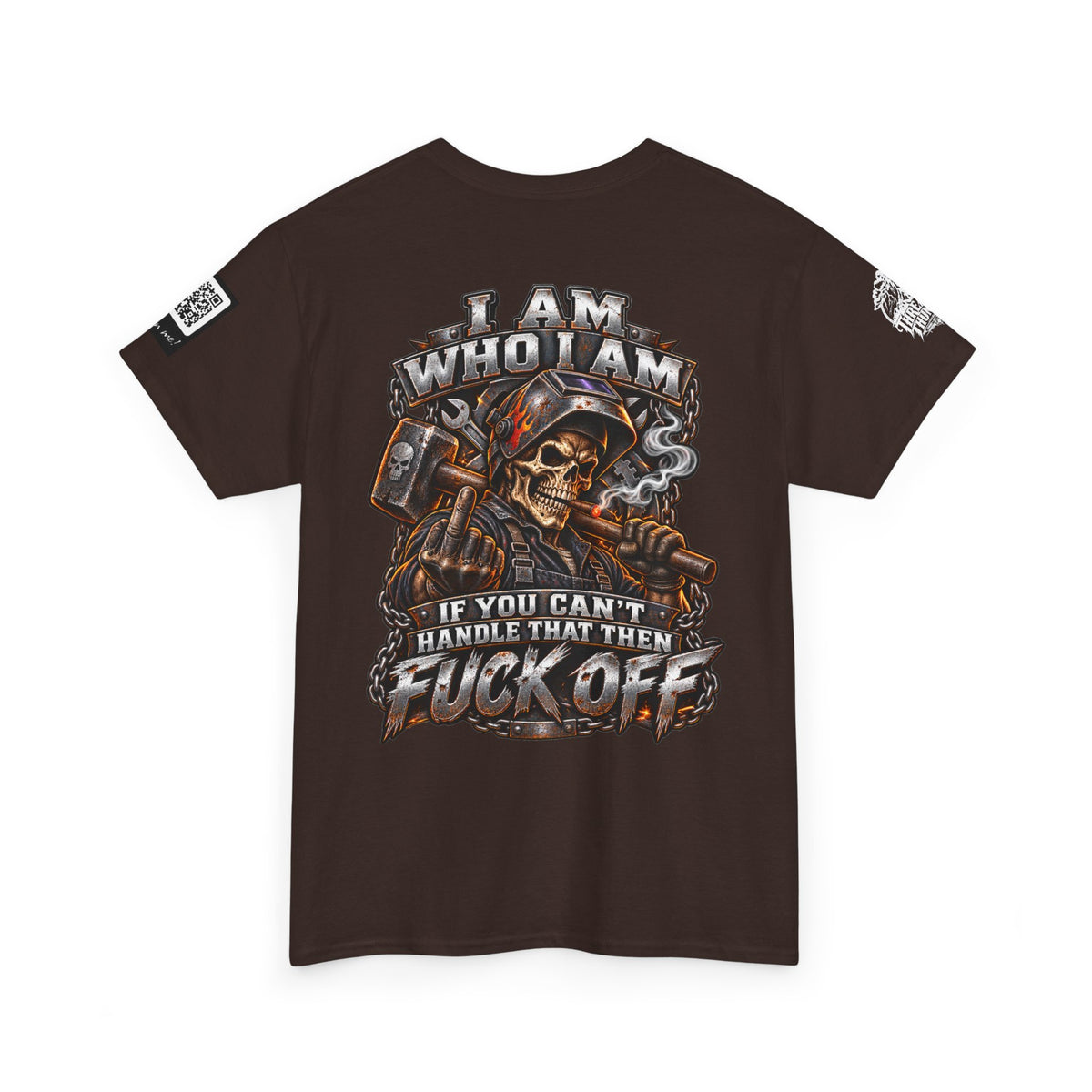 I Am Who I Am — If You Can’t Handle It, Fuck Off Back Graphic Tee