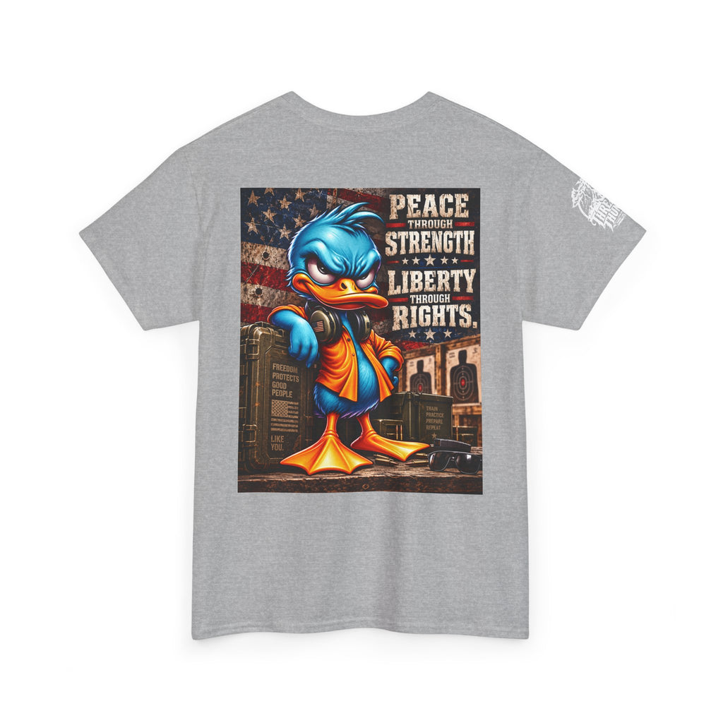 Peace Through Strength, Liberty Through Rights Back Graphic Tee