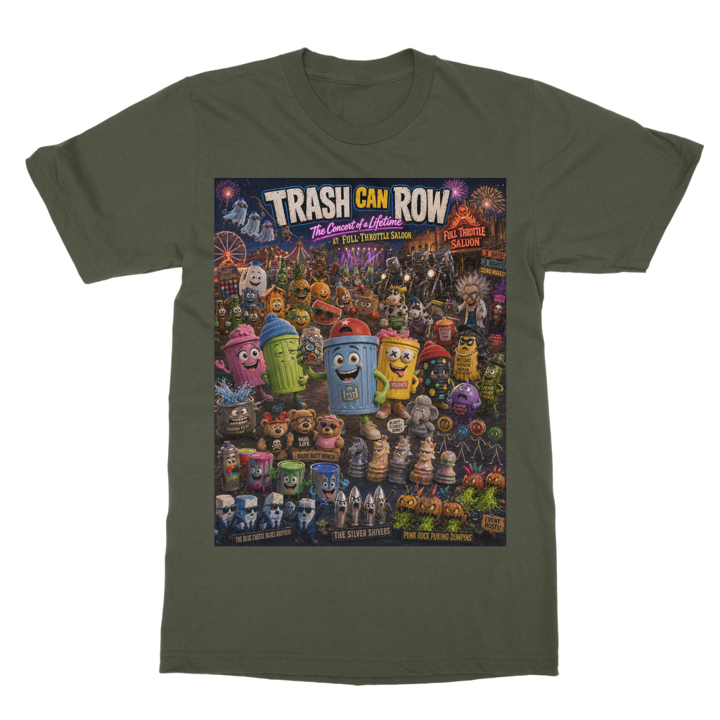 Trash Can Row: Concert for a Lifetime – T-Shirt Dress