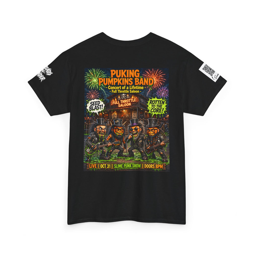 The Puking Pumpkins Band #5 — Concert of Life - Horror Graphic T-Shirt