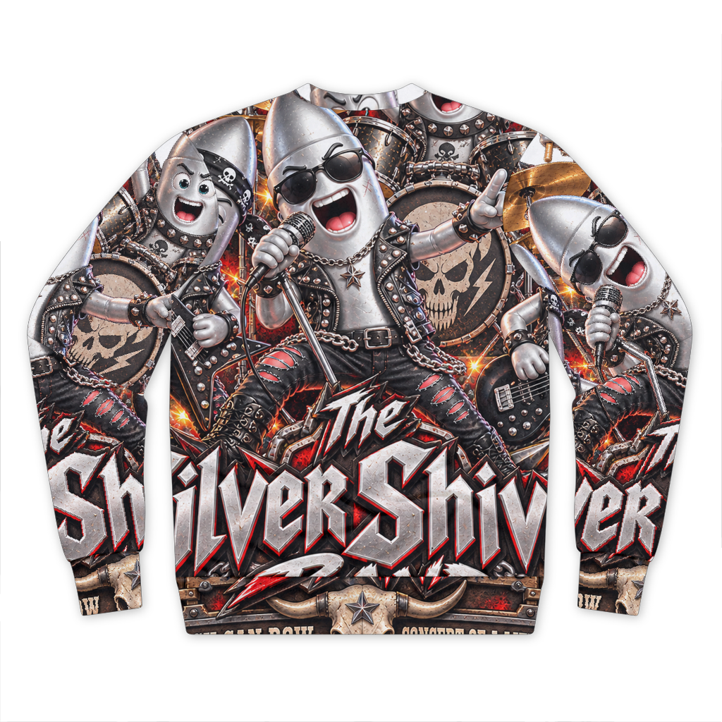 The Silver Shivers Band Performance Cut and Sew Sublimation Unisex Sweatshirt