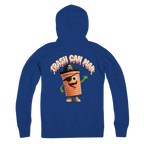 TRASH CAN MAN Premium Adult Zip Hoodie
