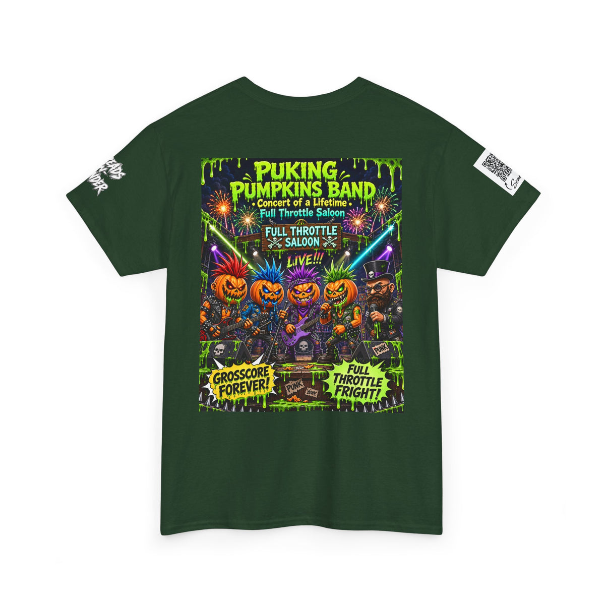 The Puking Pumpkins Punks #3 — Concert of Life - Horror Graphic T-Shirt