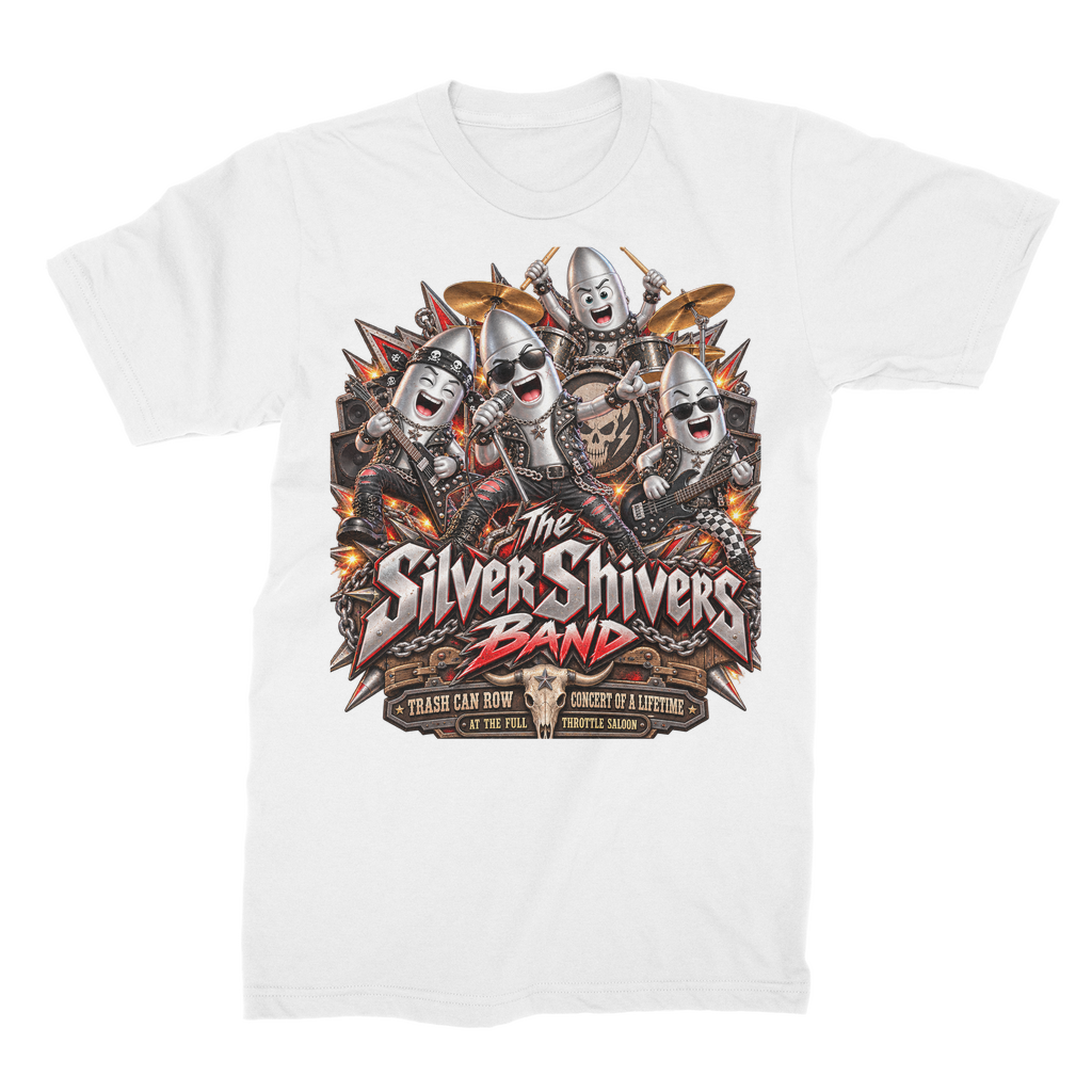 The Silver Shivers Band Premium Jersey Adult T-Shirt