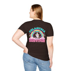 Chlamydia Survivor Cat T-Shirt — Cute Rainbow Calico Tee