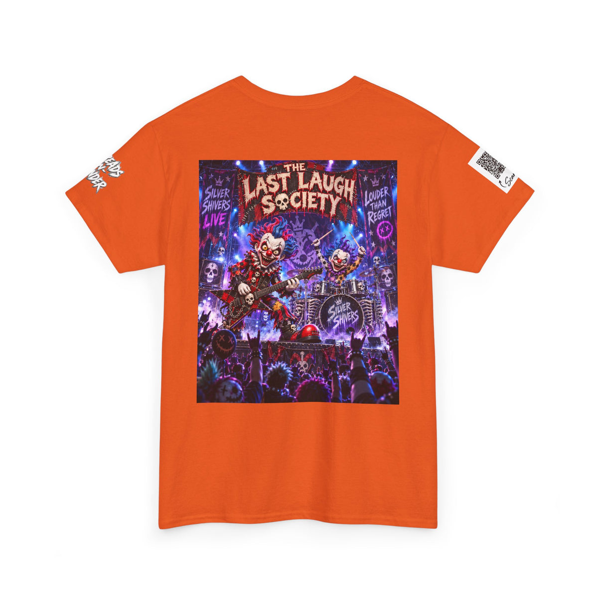 The Last Laugh Society Tee #133 — Carnival Clown Horror Graphic T-Shirt