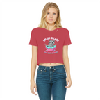 AOC Classic Women's Cropped Raw Edge T-Shirt