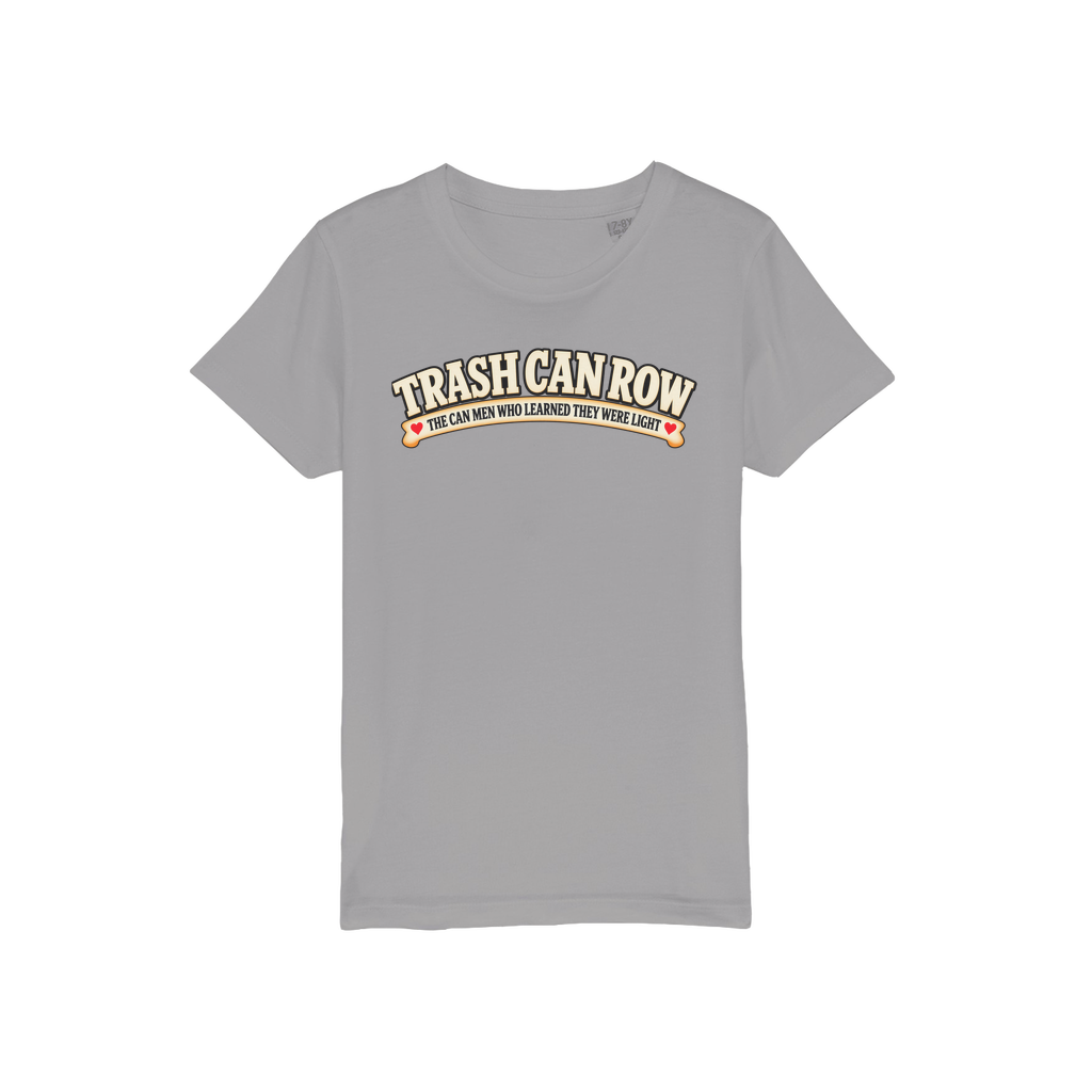 Trash Can Row Organic Jersey Kids T-Shirt