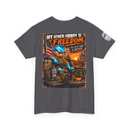 My Other Hobby Is Freedom — Sarcastic Duck Back Graphic Tee