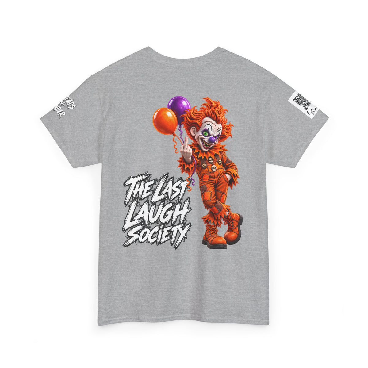The Last Laugh Society Tee #127 — Carnival Clown Horror Graphic T-Shirt