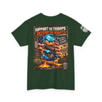 Support the Troops, Defend the Rights Back Graphic Tee