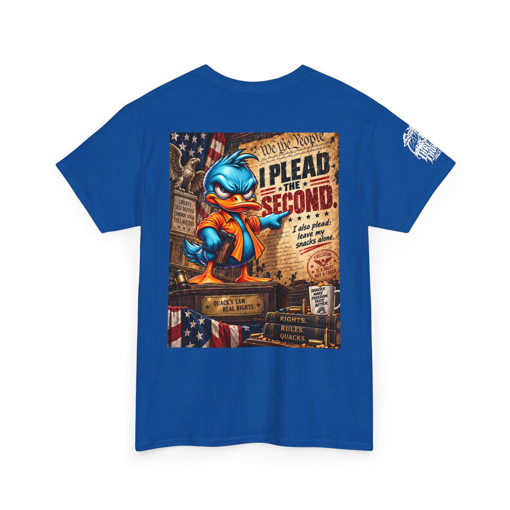I Plead the Second — Leave My Snacks Alone Back Graphic Tee