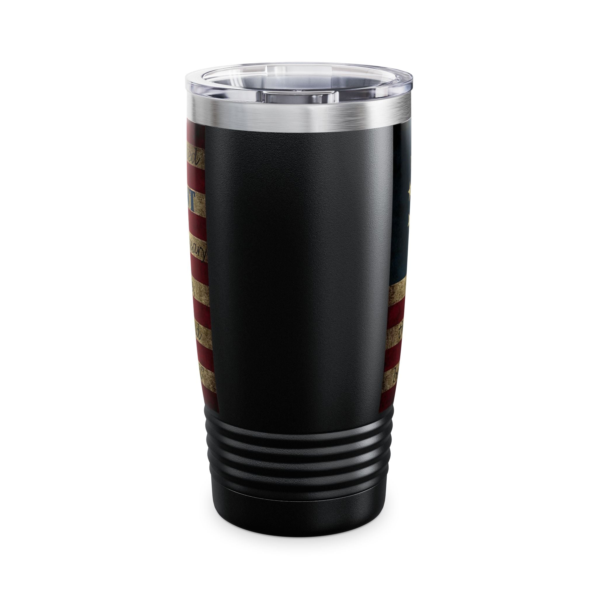 2nd Amendment Flag 20oz Tumbler — Patriotic Ringneck Insulated Cup