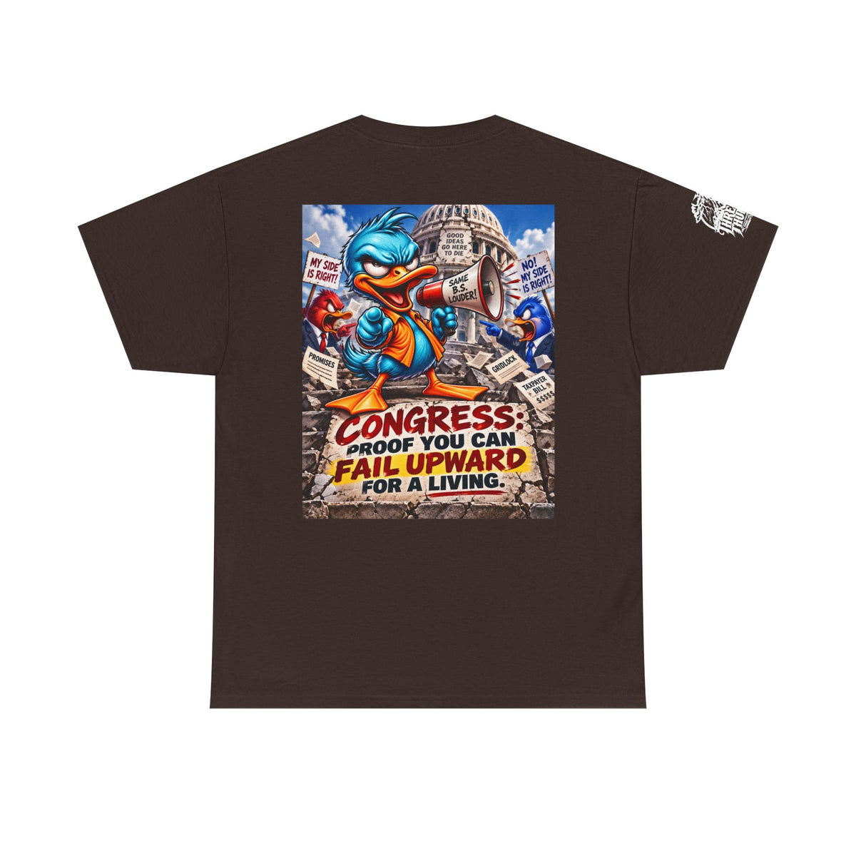 Congress — Proof You Can Fail Upward for a Living Back Graphic Tee