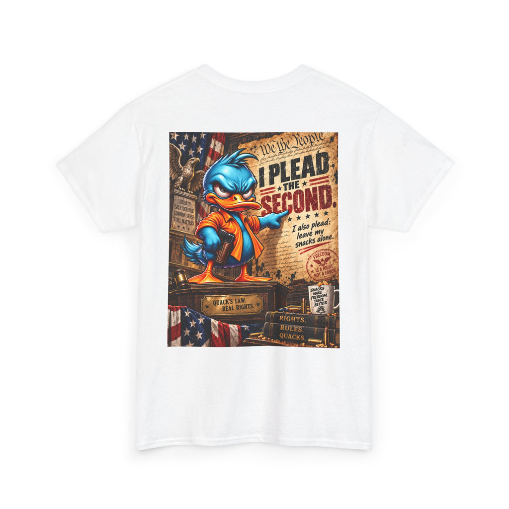 I Plead the Second — Leave My Snacks Alone Back Graphic Tee