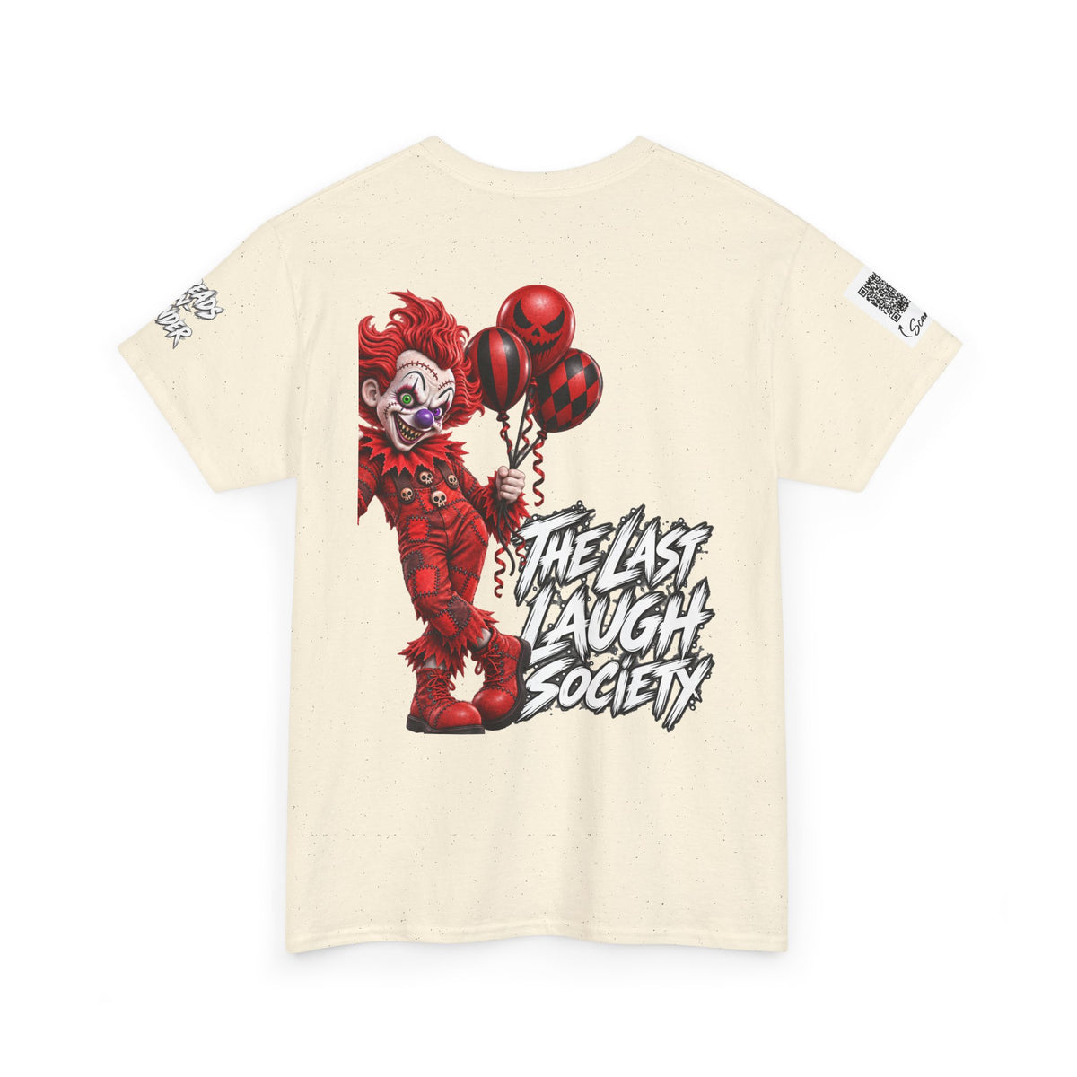 The Last Laugh Society Tee #126 — Carnival Clown Horror Graphic T-Shirt
