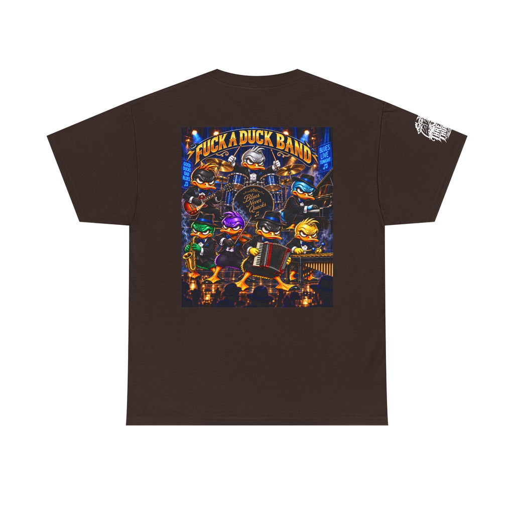 Blues, Tunes & Quacks — Duck Band Back Graphic Tee