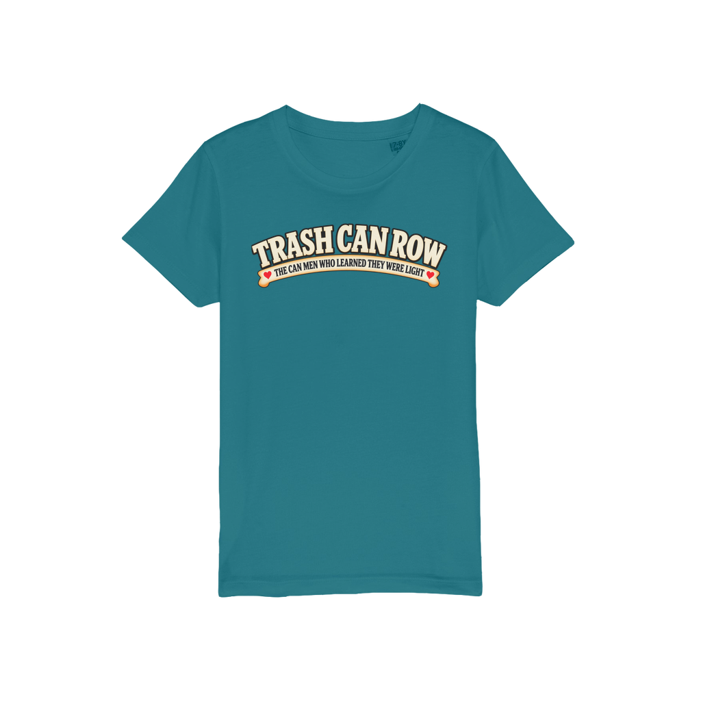 Trash Can Row Organic Jersey Kids T-Shirt