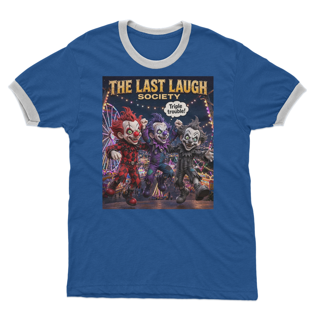 The Last Laugh Society Adult Ringer T-Shirt