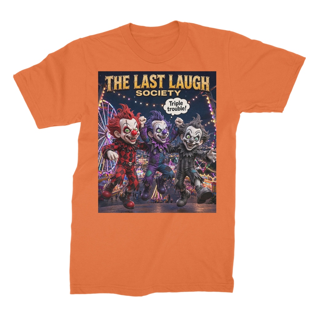 The Last Laugh Society Premium Jersey Adult T-Shirt