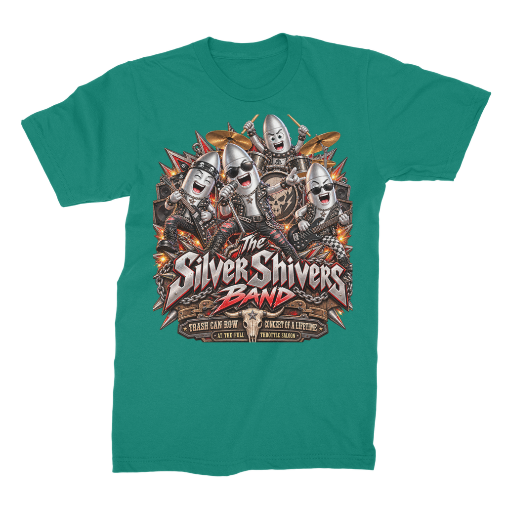 The Silver Shivers Band Premium Jersey Adult T-Shirt