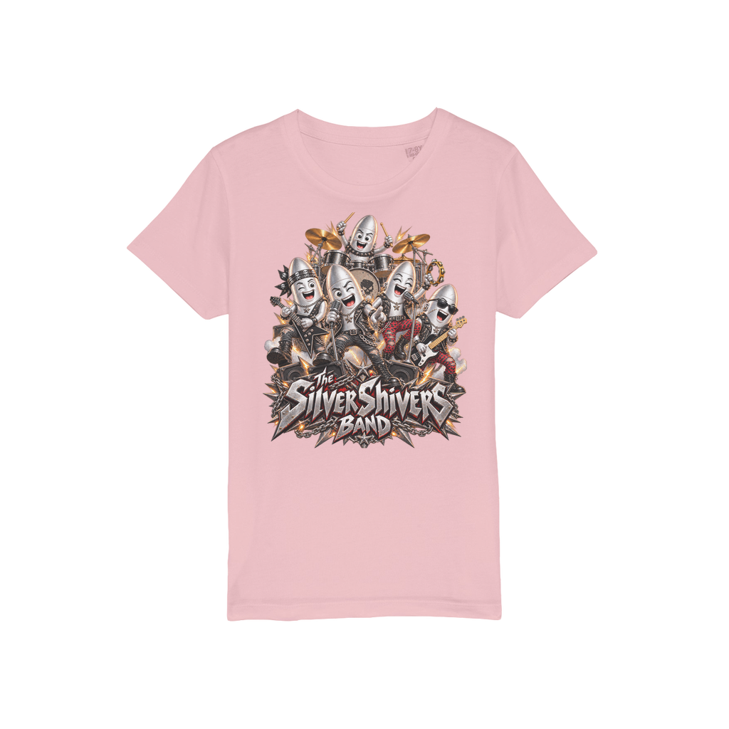 The Silver Shivers Band Organic Jersey Kids T-Shirt