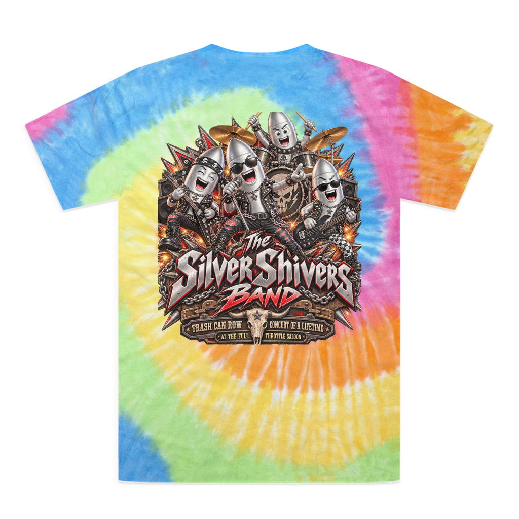 The Silver Shivers Band Tie-Dye T-Shirt