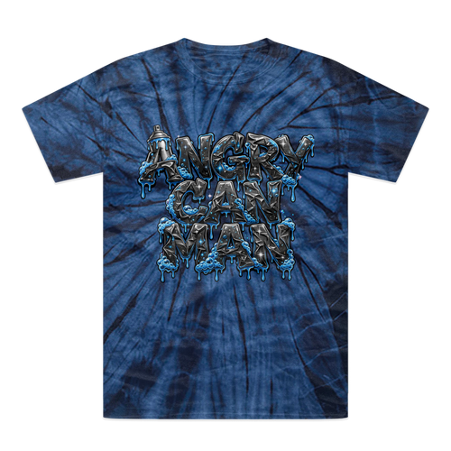 ANGRY CAN MAN 2.0 Tonal Spider Tie-Dye T-Shirt