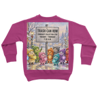 Trash Can Row Classic Kids Sweatshirt