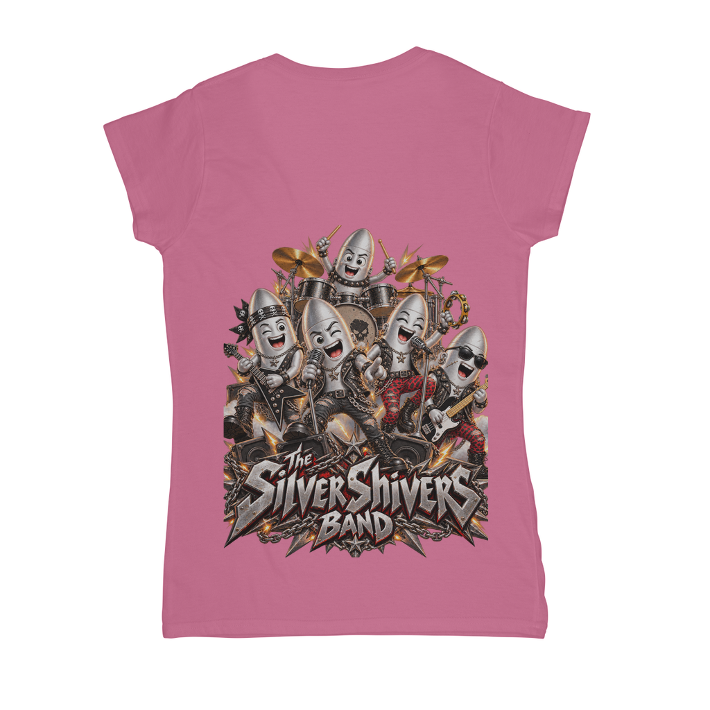 The Silver Shivers Band Classic Women's V-Neck T-Shirt