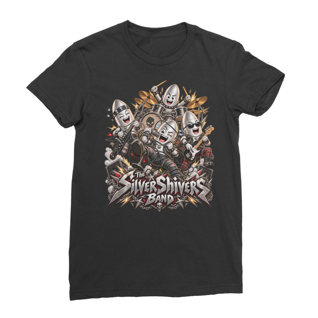 The Silver Shivers Band Premium Jersey Women's T-Shirt