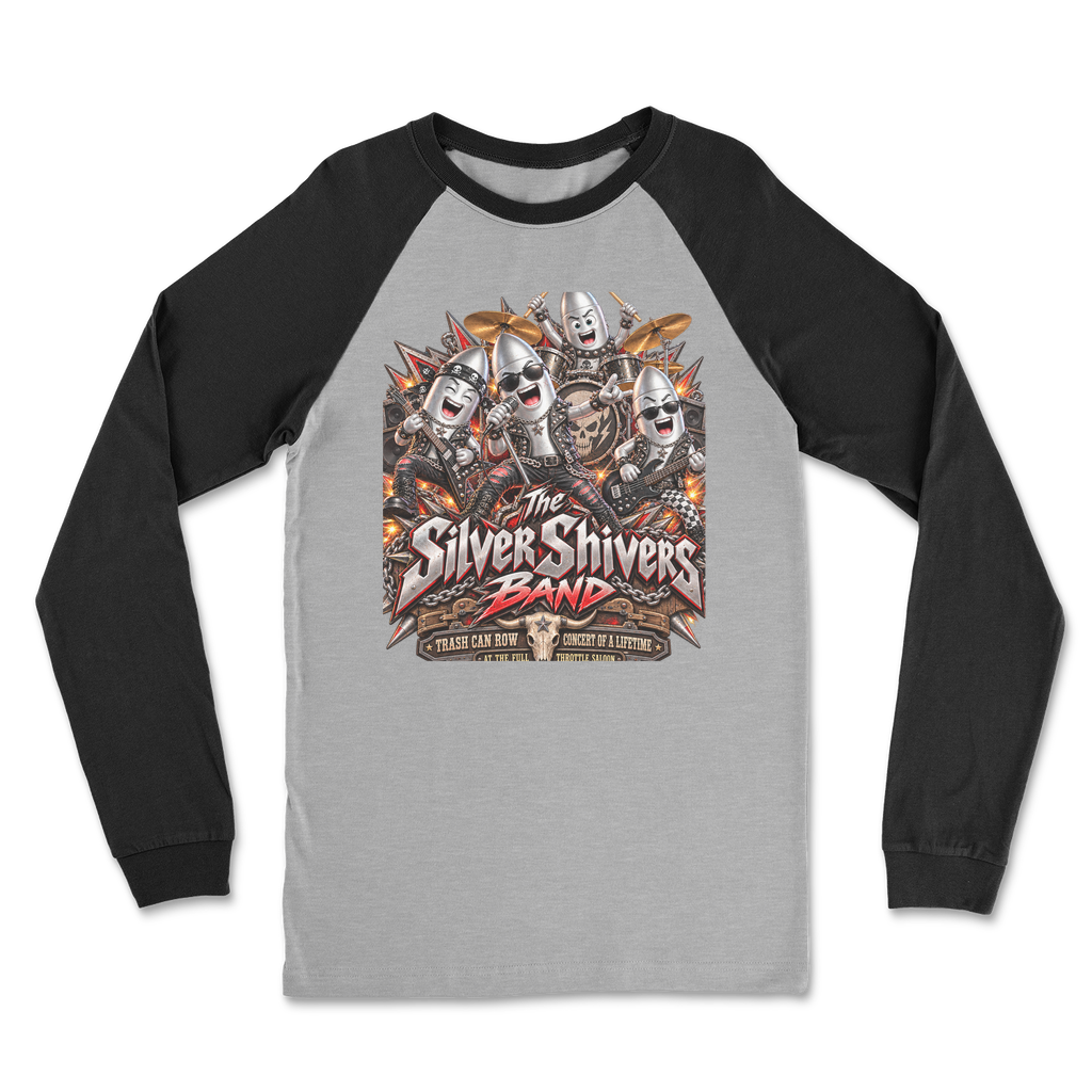 The Silver Shivers Band Classic Raglan Long Sleeve Shirt