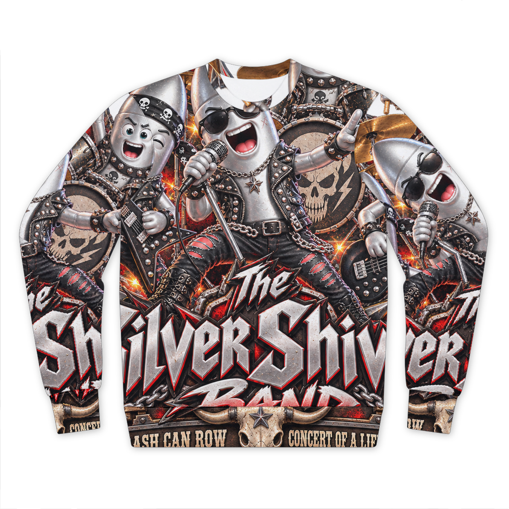 The Silver Shivers Band Performance Cut and Sew Sublimation Unisex Sweatshirt