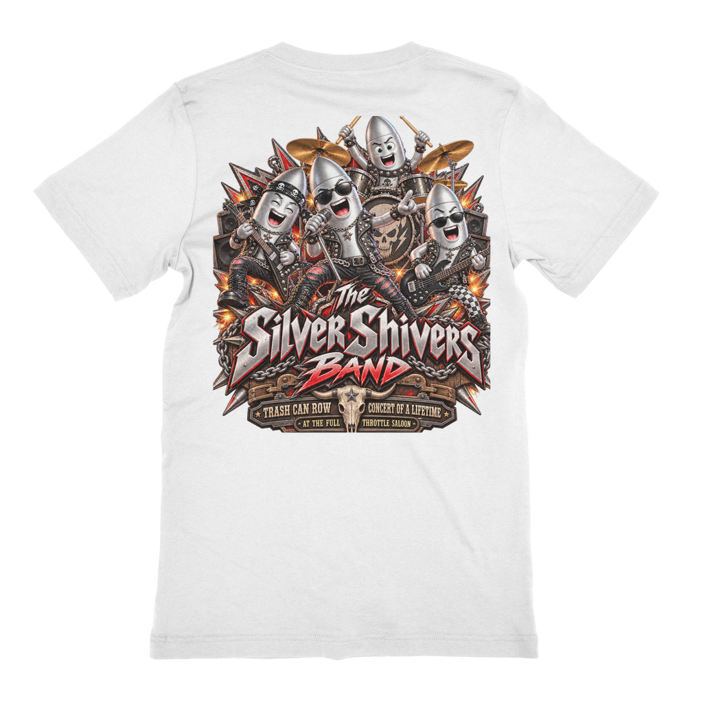 The Silver Shivers Band Premium Jersey Adult T-Shirt