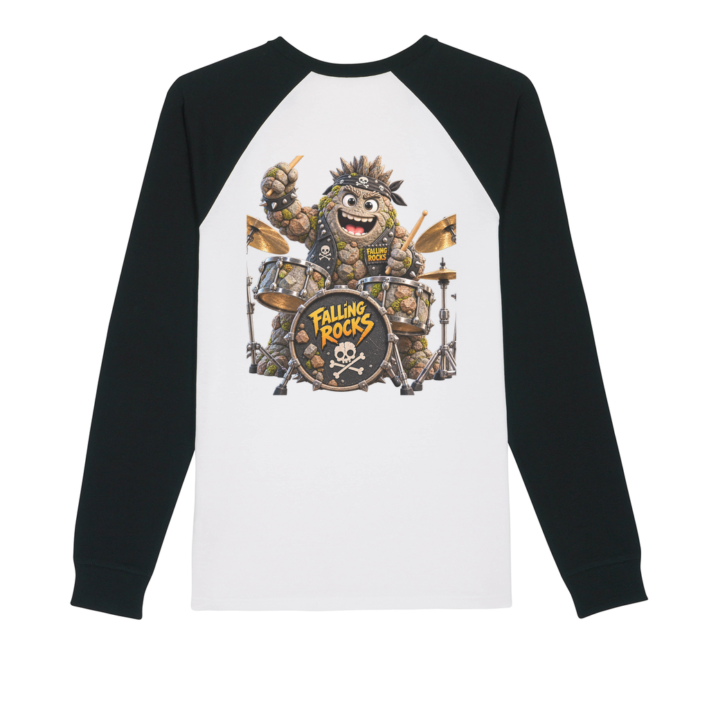 Falling Rocks COllection Premium Raglan Long Sleeve Shirt