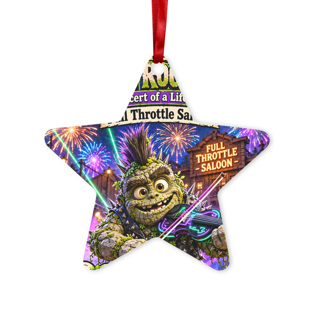 Falling Rocks COllection Metal Hanging Ornament