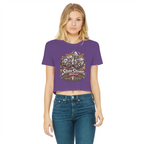 The Silver Shivers Band Classic Women's Cropped Raw Edge T-Shirt