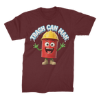 TRASH CAN MAN Premium Jersey Adult T-Shirt