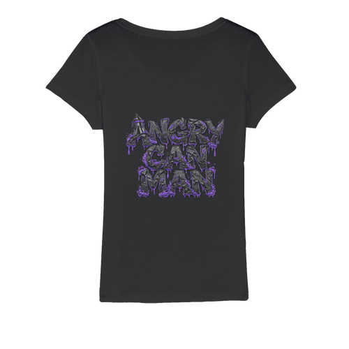 ANGRY CAN MAN 3.0 Organic Jersey Womens T-Shirt
