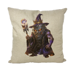 angry can man Throw Pillows