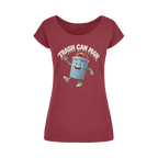 TRASH CAN MAN Wide Neck Women's T-Shirt XS-5XL