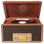 Victor Monument 8-in-1 Wood Music Center Mahogany - Refurbished
