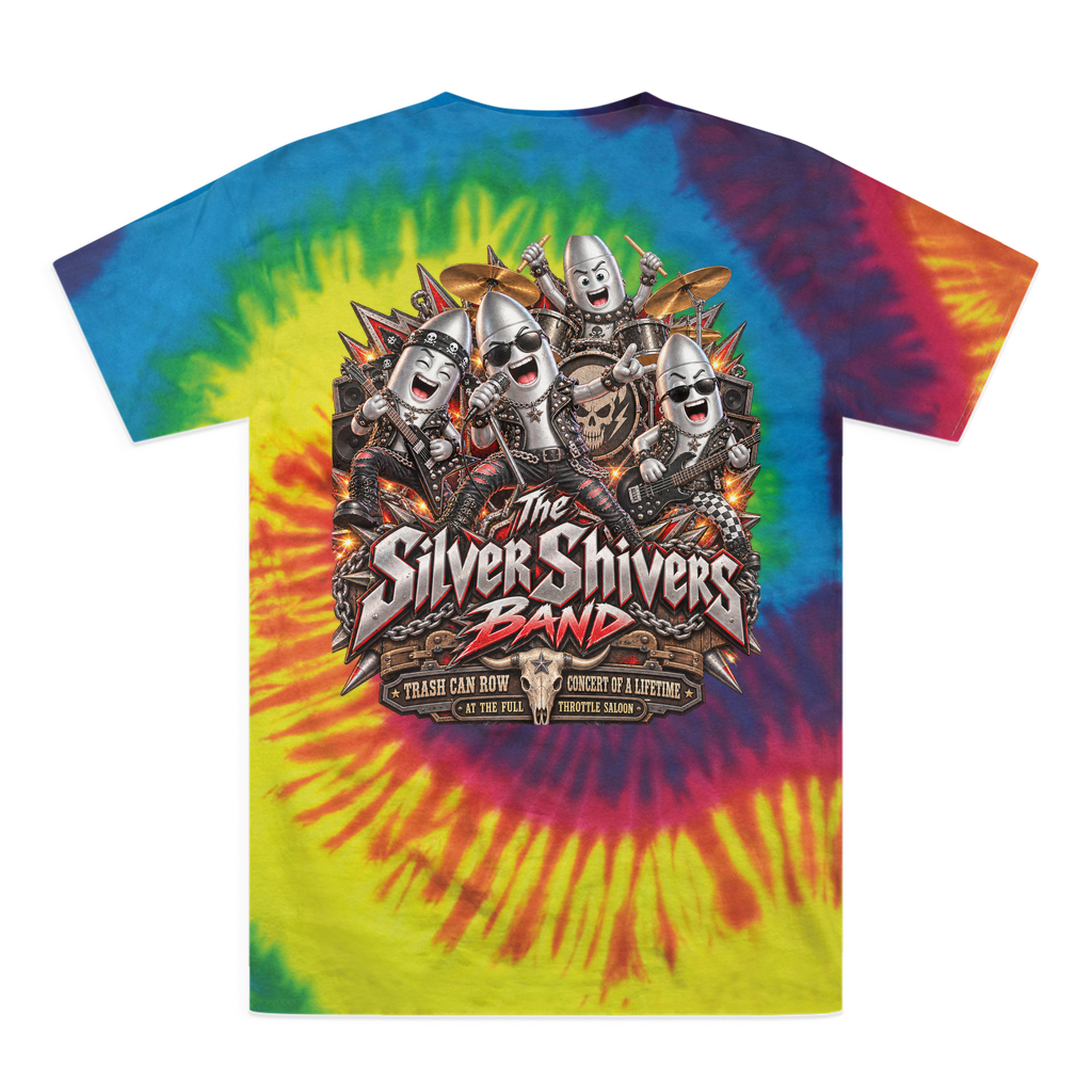 The Silver Shivers Band Tie-Dye T-Shirt
