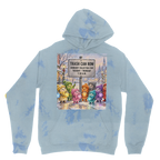Trash Can Row Tie Dye Hoodie