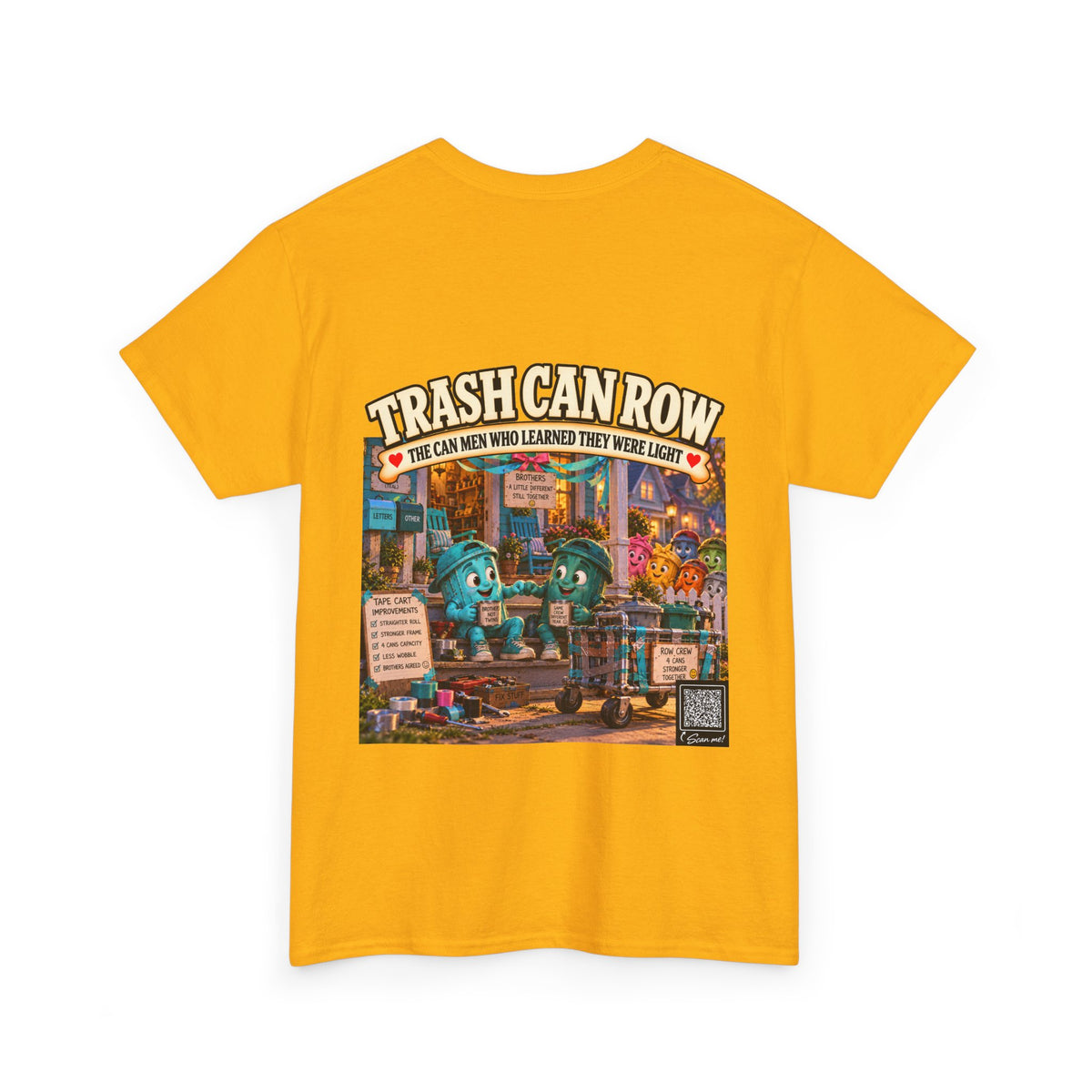 Trash Can Row Tee #1