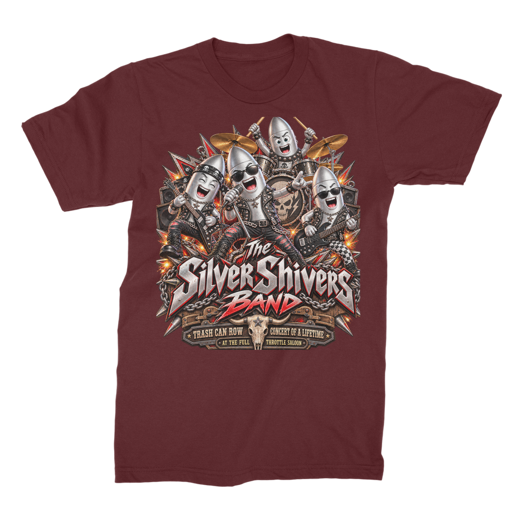 The Silver Shivers Band Premium Jersey Adult T-Shirt