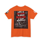 Life Is Too Short to Argue — Block Them & Sleep Back Graphic Tee