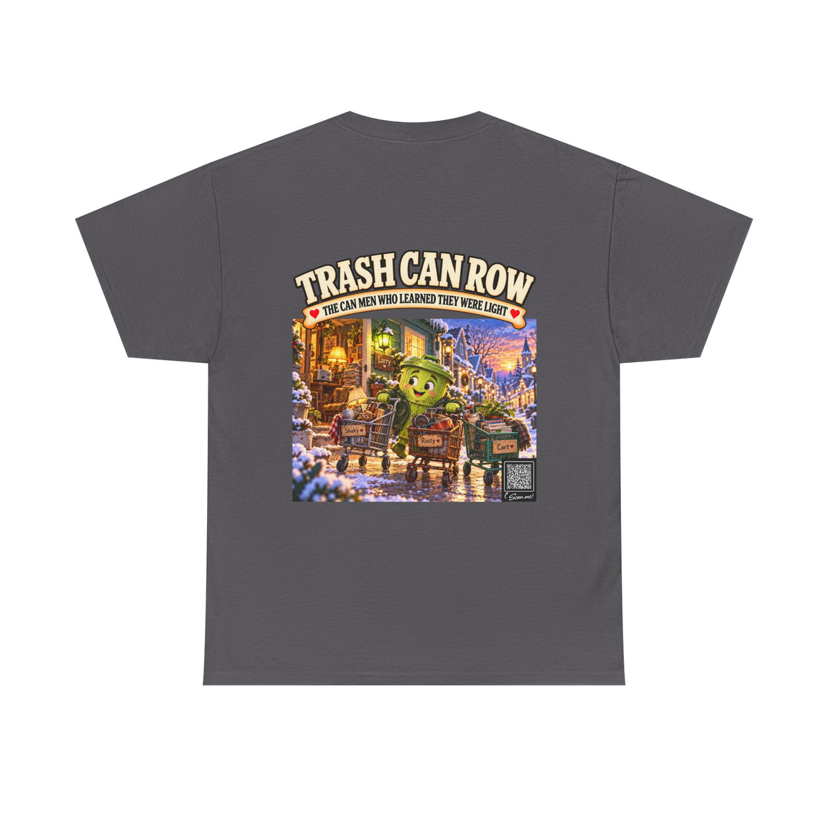 Trash Can Row Tee #6
